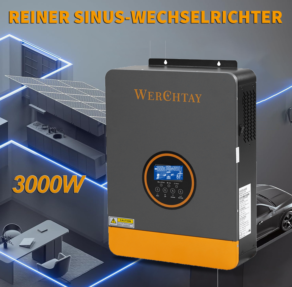 3000W/4000W/6000W Reine Sinus-wechselrichter Solar Panel Kit Komplette  Power Bank für Auto yacht RV