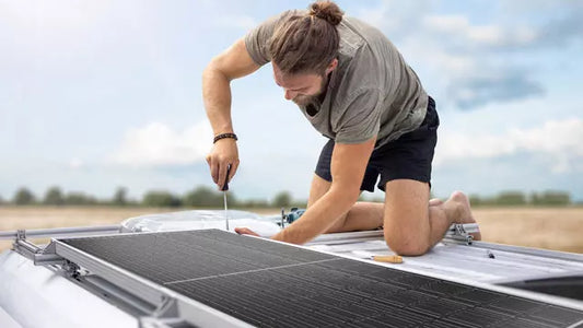 Solar panel installation