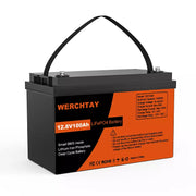 12.8V 1280Wh/100Ah LiFePO4 Battery with BMS Protection