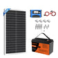 100w kit with-100ah battery