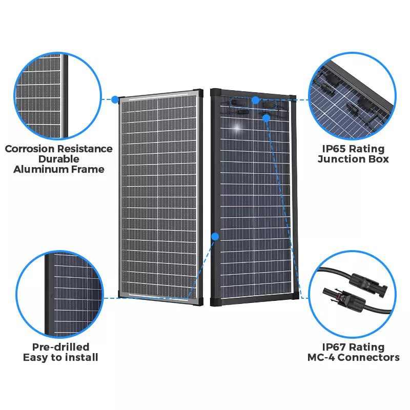 125 WATT Monocrystalline Caravan Camper Van RV MOTORHOME SOLAR PANEL 125w 120w 02 Bo 125 WATT Monocrystalline Caravan Camper Van RV MOTORHOME SOLAR PANEL 125w 120w 02 Bo