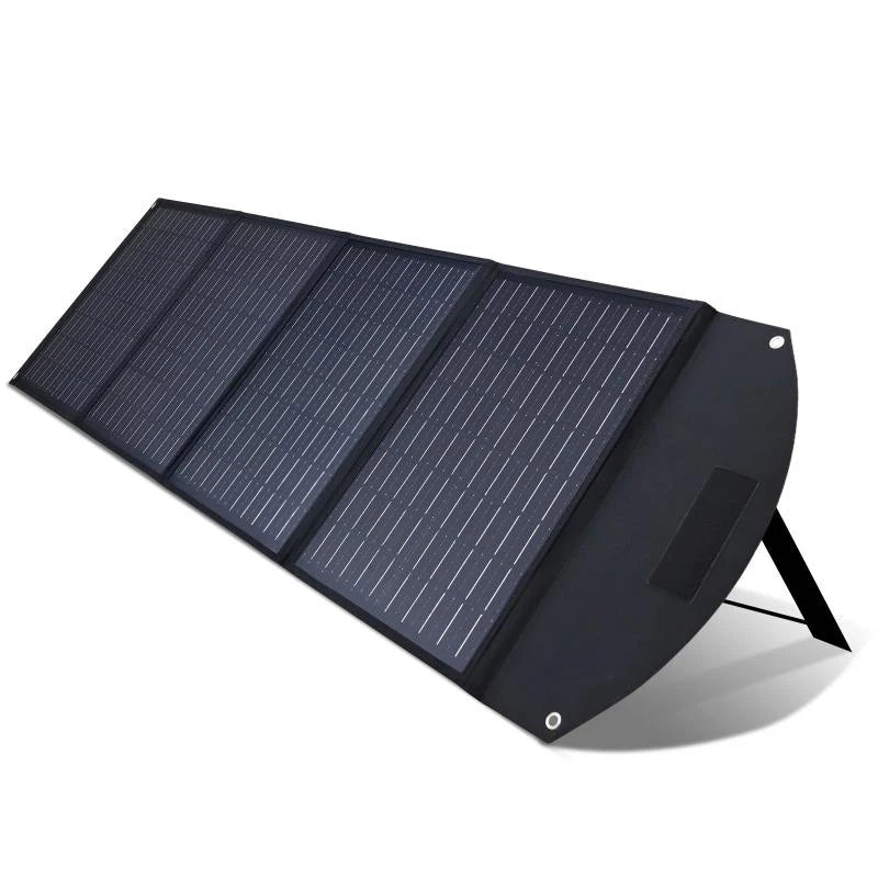 60W Lightweight Portable Monocrystalline Solar Panel Suitcase for Outdoor Camping