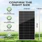 360W (180*2PC) Monocrystalline Solar Panel