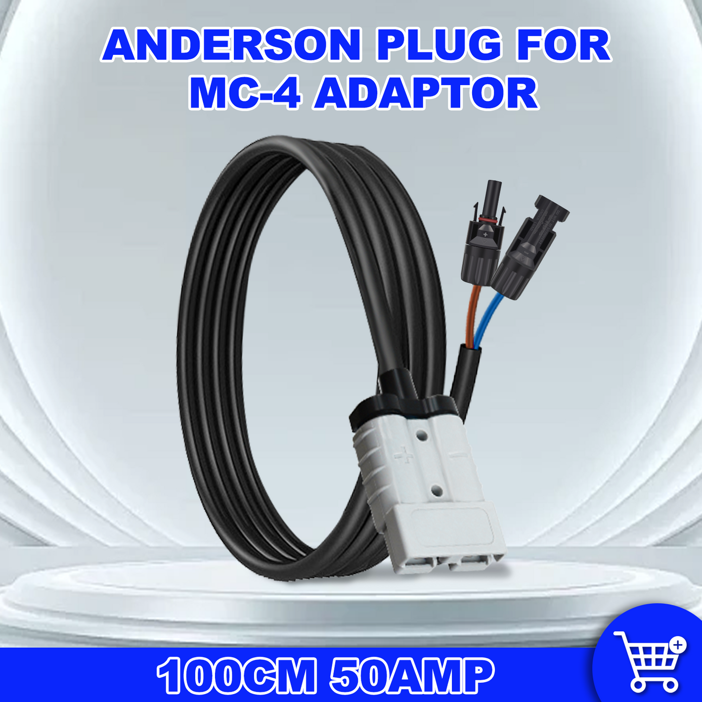 50amp Anderson Plug To MC-4 Connectors Cable