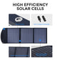 60W Lightweight Foldable Monocrystalline Solar Panel