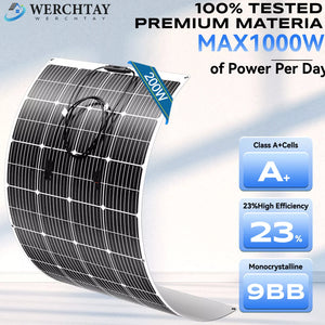 200 Watt Flexible Solar Panel-(Buy One Get One Free)