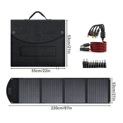 200W Portable Folding Monocrystalline Solar Panel