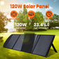 120W Monocrystalline Portable Folding Solar Panel Charger Power Station