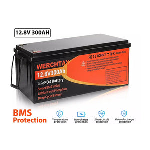 12.8V 3840Wh/300Ah LiFePO4 Battery