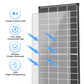 200 Watt bifaziales Solarmodul 