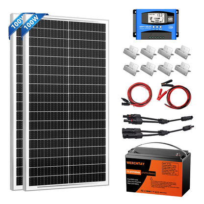 200 Watt Solar Panel Kit