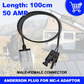 50amp Anderson Plug To MC-4 Connectors Cable For Solar Panel Kit IP67 1M