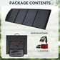 150W Portable Foldable Monocrystalline Solar Panel Suitcase for RV Camping