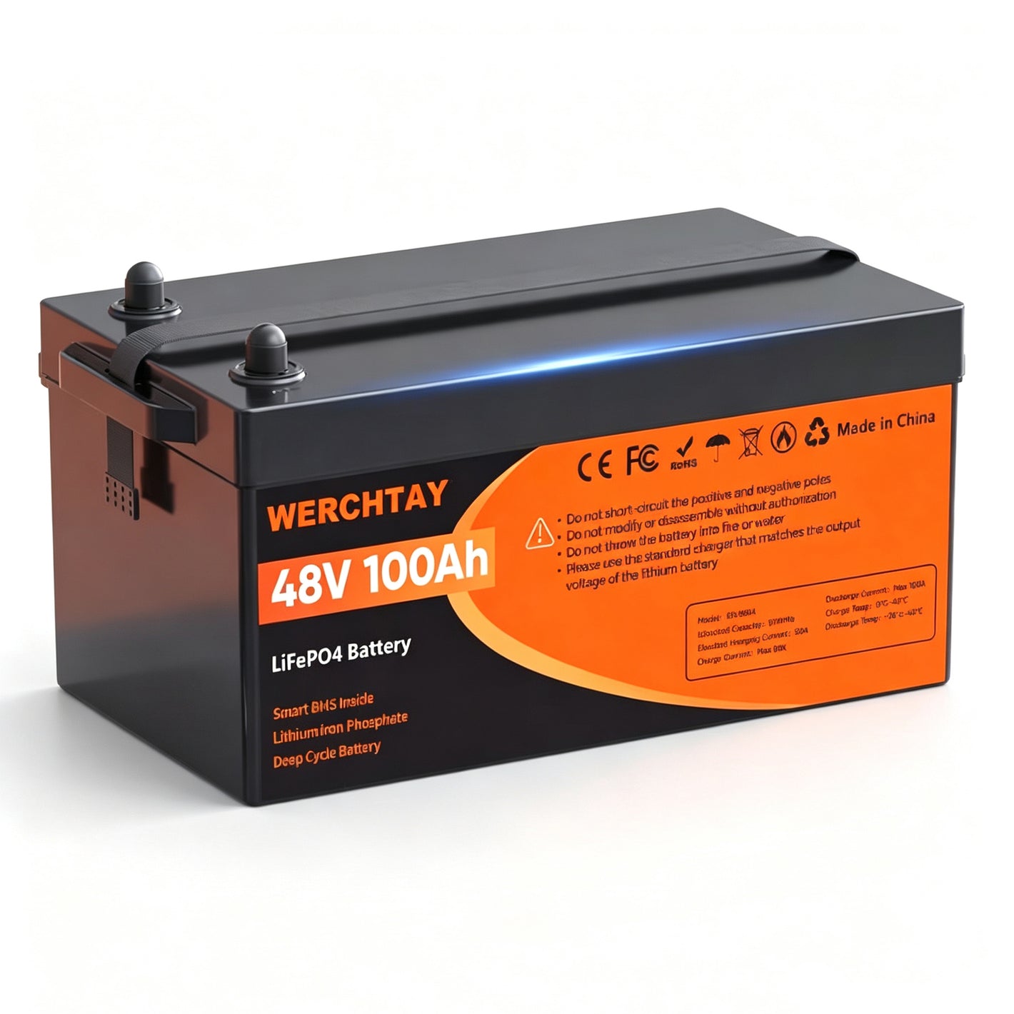 48V 100AH LiFePO4 Battery