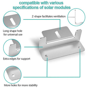 Solar Panel Z Bracket Solar Panel Mounting Mounts RV Boat Roof Wall