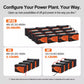 12V 1280Wh/100Ah LiFePO4 Battery with Bluetooth Module