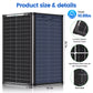 100 Watt Bifacial Solar Panel details