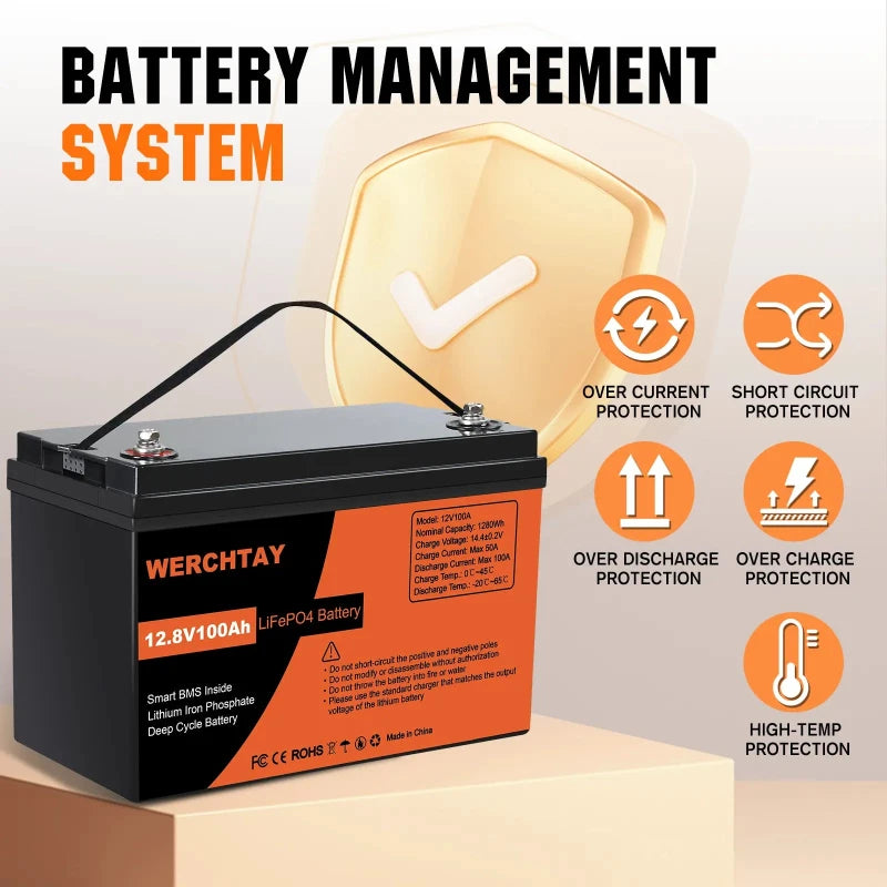 12V 100Ah LiFePO4 Battery